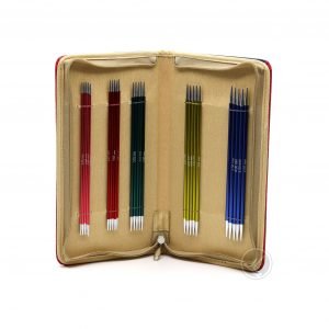 Knitpro Zing Sukkapuikkosetti 15 cm avoin